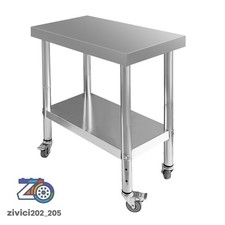 30"x18"x34" Stainless Steel NSF Commercial Kitchen Work Food Prep Table