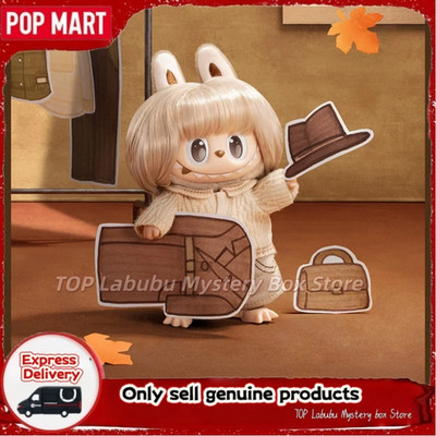 Genuine POP MART Labubu Hair Salon Series Vinyl Plush Pendant Doll Mystery Gift