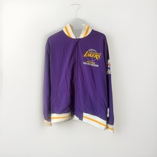 Vintage Lakers Mitchel and Ness Warmup Jacket NBA Full Zip Size Large