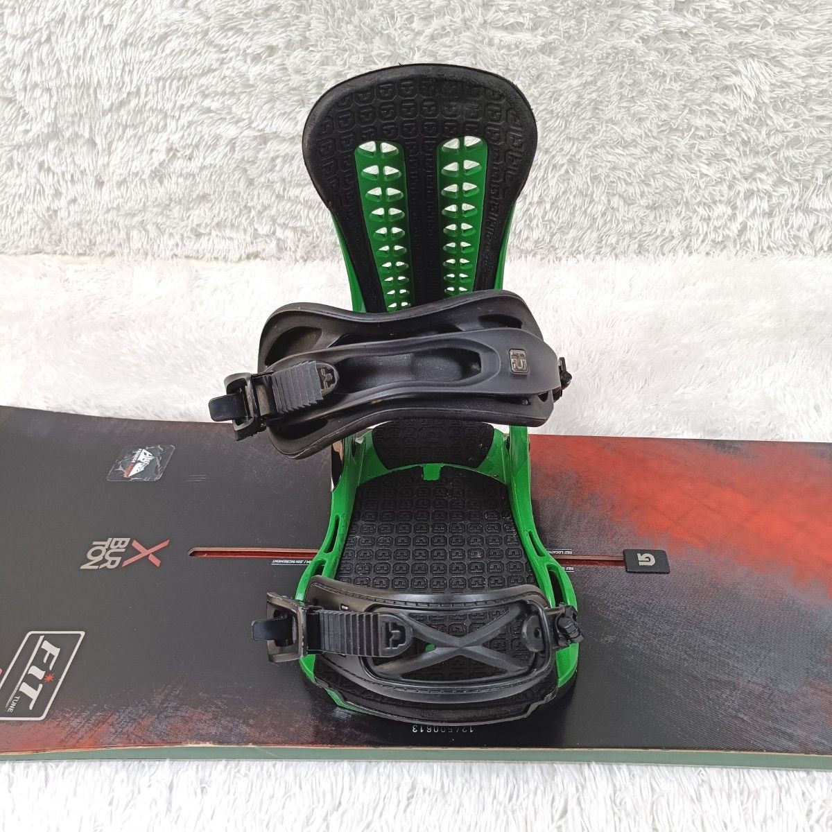 BURTON CUSTOM X 158 × UNION superforce M Snowboard binding set BURTON CUSTOM X 158 CAMBER UNION superforce