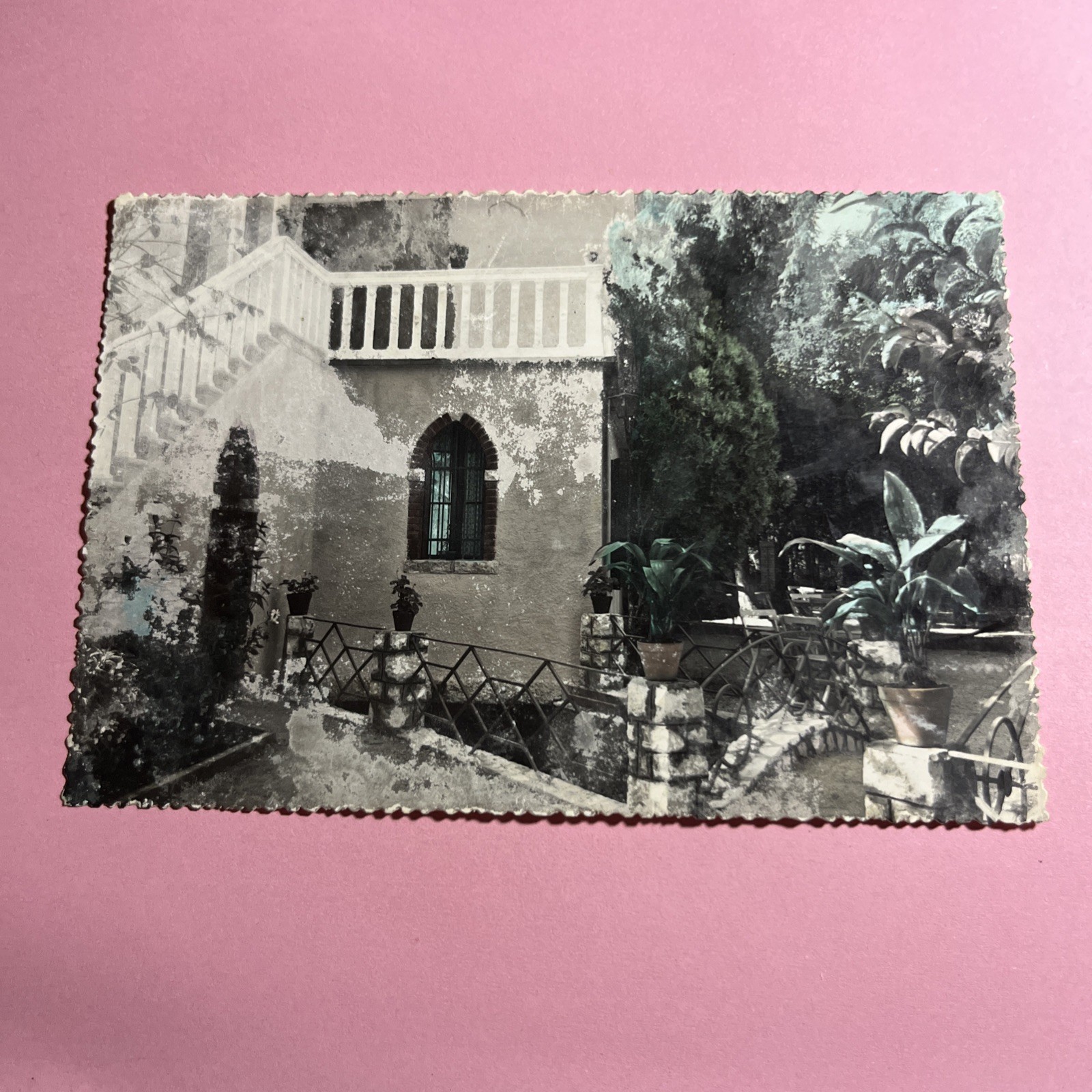 CARTOLINA A COLORI COLLEZIONE - LOCANDA DA GENIO POLCENIGO CA D'ORO -VIAGGIATA