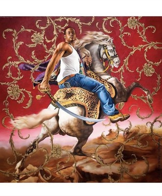 Kehinde Wiley Offizier der Husaren Druck 41 x 51 cm