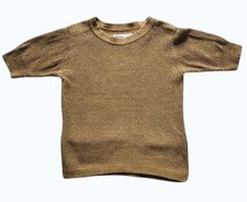 MARGARET HOWELL MHL. Linen Cotton Knit Top Size 2 Japanese Natural Style