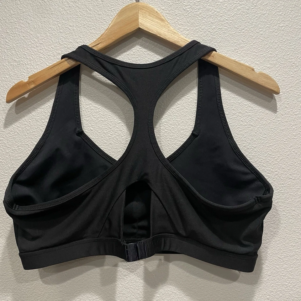 Columbia Sportswear Black Sports Bra RacerBack XL High Impact Omni Freeze Cool - Image 2 of 4