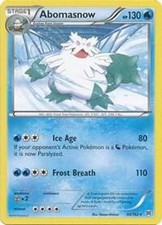 Abomasnow Reverse Holo Rare XY - BREAKthrough 40/162 NM