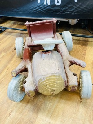 Vintage 1962 Murray AMF Flintstones Car Ride On Toy Original Kids