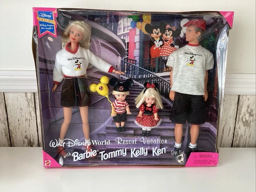 1998 WALT DISNEY WORLD RESORT VACATION GIFT SET BARBIE - 20221 - ORIGINAL BOX