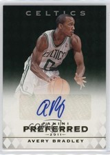 2011-12 Panini Preferred Emerald 73/75 Avery Bradley #298 Auto nd3