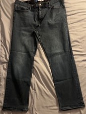Old Navy 360 Stretch Straight Jeans (Size 42 x 32, Medium Wash) 