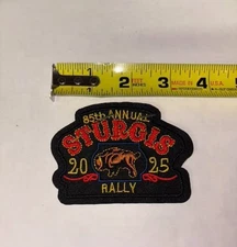 2025 Sturgis "Buffalo", SD 85th Harley D. MC Rally Jacket/Vest Patch