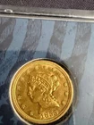1853 $2.50 US Gold Liberty Head Quarter Eagle NOT GRADED BUT SHARP COIN