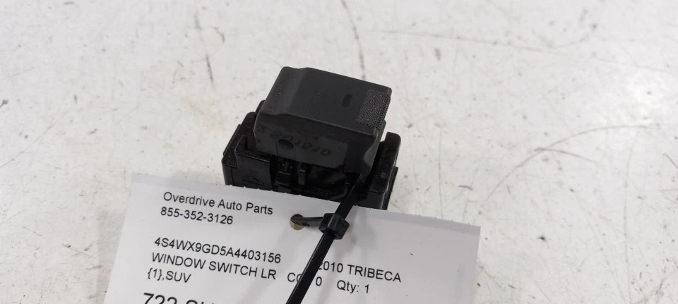 Interruptor ventana eléctrica trasero izquierdo Subaru Tribeca 2010 2011 2012 2013 Foto 2 de 4