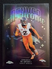 2025 Topps Chrome Football Patrick Surtain II ACT-18 All Chrome Denver Refractor