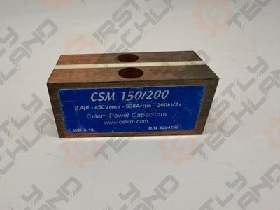 CSM150/200 2.4uf - 450Vrms - 500Arms - 200kVAr Celem Power Capacitors