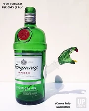 Tanqueray Tobacco Pipe Pack - Handcrafted Authentic Glass Bottle - Made in USA