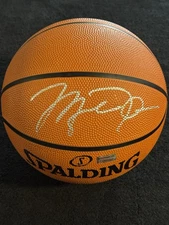 Michael Jordan Chicago Bulls Signed Full Size Basketball COA