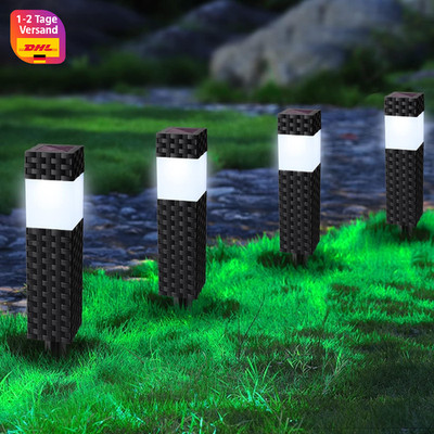 Solarlampen Außen 8 Stück Wasserdicht Quadrat Gartenleuchte Wegbeleuchtung