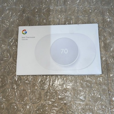 Google Nest Thermostat Trim Kit - Snow White (GA01837-US)