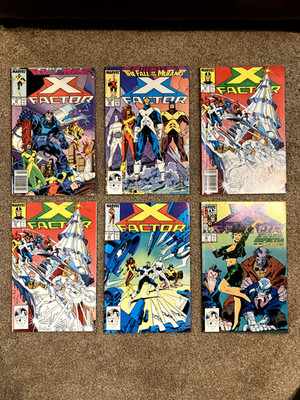 X-Factor Vol. 1 (1986); 6 Comic Lot #25-29 (25, 26, 27(2), 28, 29)