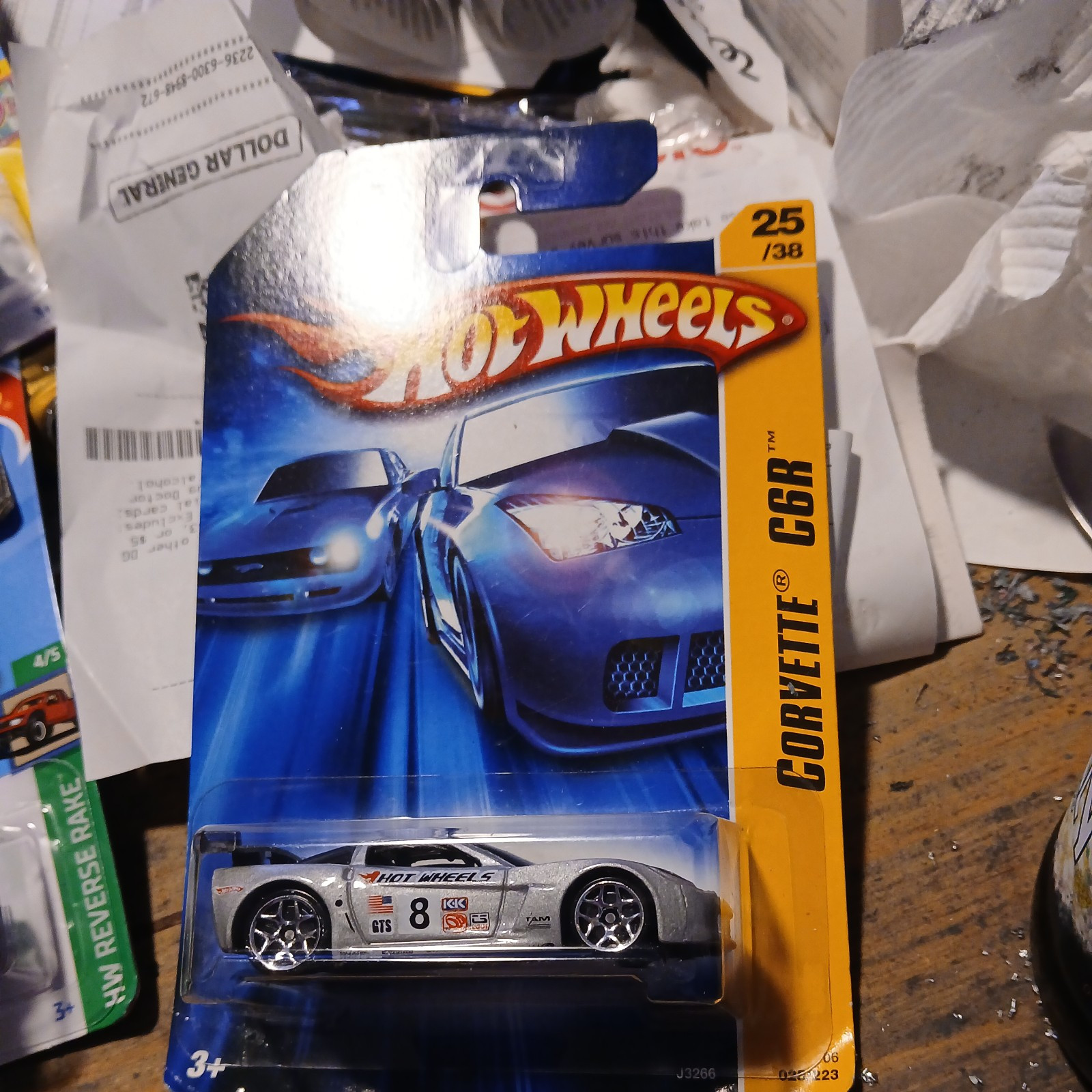 2006 Hot Wheels #25 First Editions 25/38 CORVETTE C6R Gray Variant w/Chrome OH5s