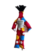DAMMIT DOLL, Voodoo Red With Circles Stress Relief Gag Swear Gift 12" NWT