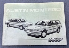 Original Classic  Austin montego Owners Manual .