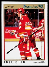 1991-92 O-Pee-Chee Premier Joel Otto #102 Calgary Flames