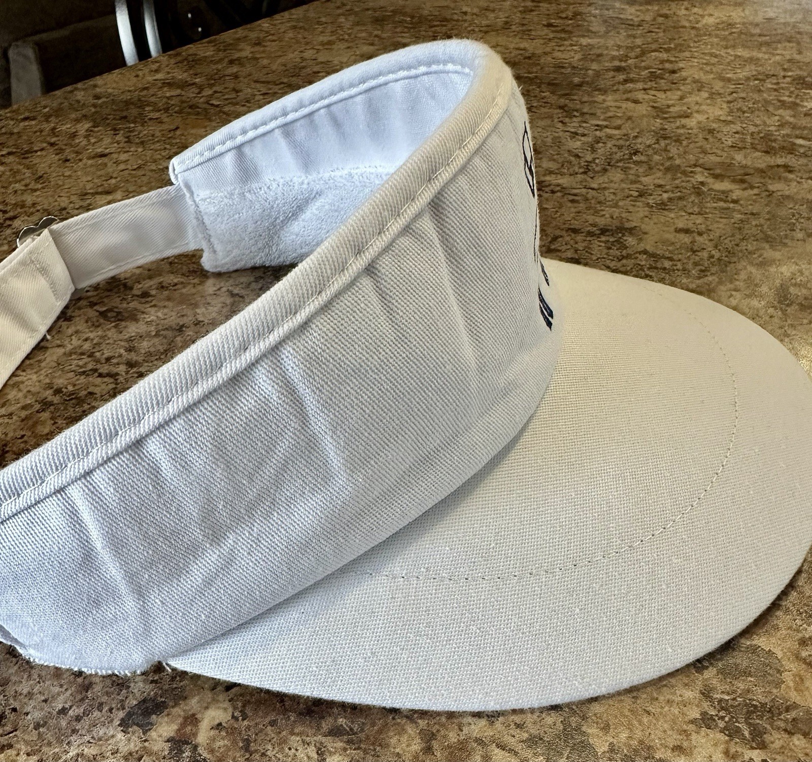 Titleist White Visor Hat Adjustable Strap White O… - image 4