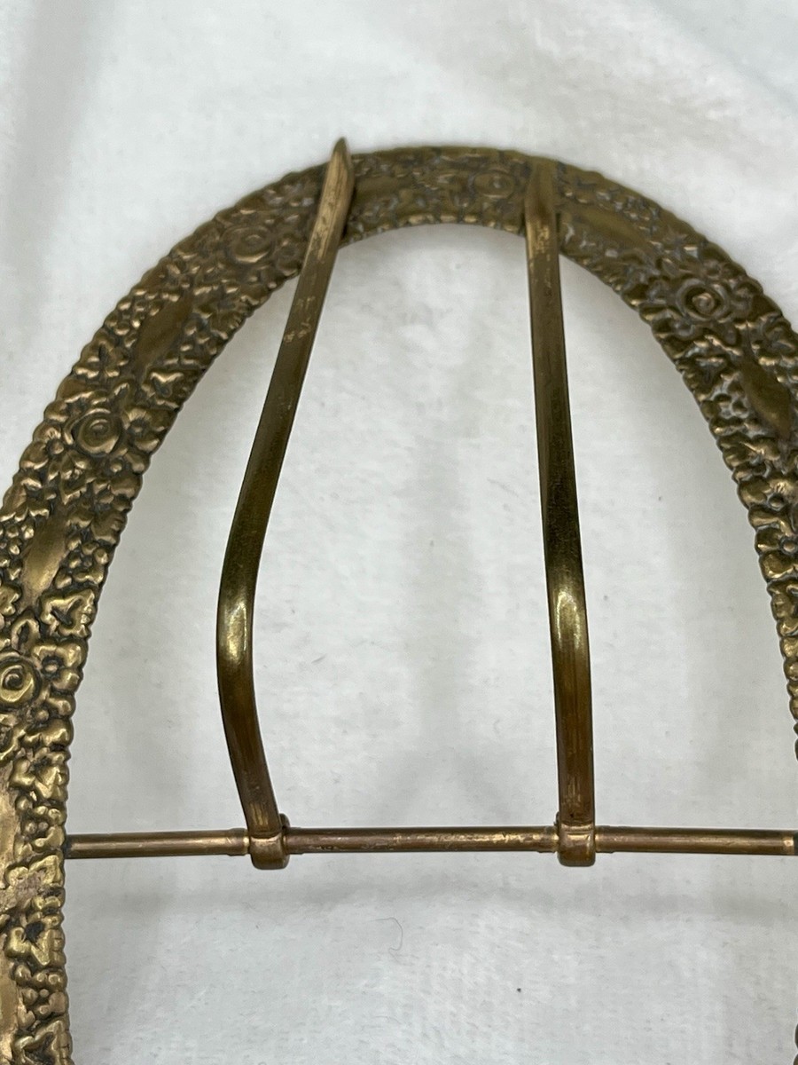 Vintage Antique Sash Slide Buckle Art Nouveau 4\