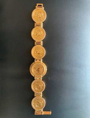 Vintage Gianni Versace Medusa Gold Plated Watch 1980s   Swiss   Authentic