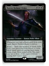 Baron Helmut Zemo (Extended Art) [MSH - 405] Rare Foil NM Marvel Super Heroes