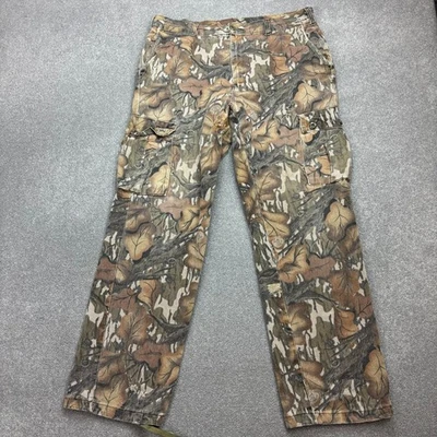 Pantalon Realtree adulte 36 x 32 toile marron camouflage menuisier... - Photo 1/4