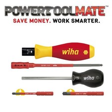 Image of Wiha 5 Piece Torque VDE Insulated Slim Pz/Slot Terminal Screwdriver Set, 38074