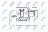 NTY Gelenksatz, Antriebswelle NPW-HD-019 FüR Honda