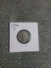 1936 P 5C Buffalo Nickel-509