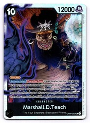 Marshall D. Teach OP09-093 SR Foil - One Piece Emperors in the New World