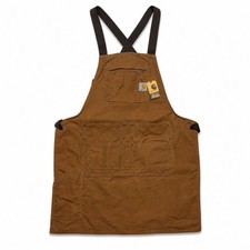 Image of Carhartt work Apron Brown Firm Duck Canvas NEW w Tags One Size Utility Workwear