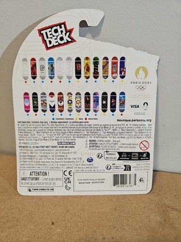 2024 Paris Olympics x Tech Deck Skateboard Fingerboard Chris Joslin - Picture 3 of 3