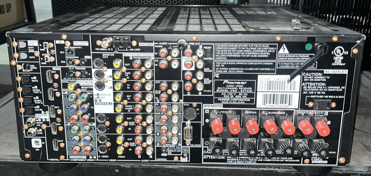 PIONEER ELITE VSX-84TXSI AUDIO/VIDEO MULTI-CHANNEL RECEIVER | eBay