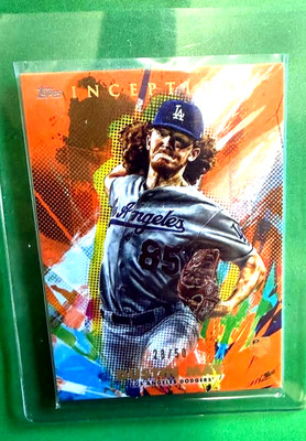 2020 Topps Inception - Dustin May #49 Orange /50 (RC)