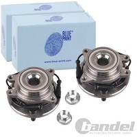 2X Blue Print Radlager Vorne Beidseitig Passend FÜR Land Rover Discovery