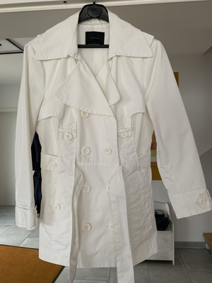 VERO MODA kurzer Trenchcoat weiß Gr.M/L 