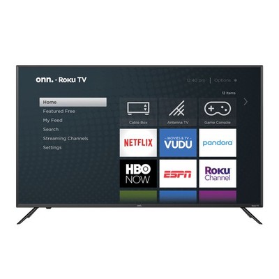 Onn 50'' Class 4K (2160P) Roku Smart LED TV (100012585)