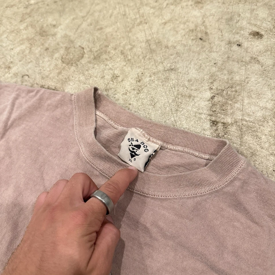 Camiseta De Colección Sea Dog Roja Púrpura Para Hombre Talla Única * Hecha en EE. UU. Foto 3 de 4