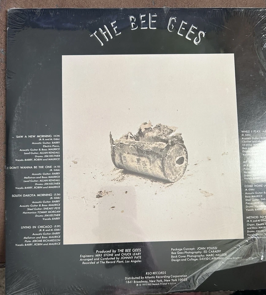 THE BEE GEES "LIFE IN A TIN CAN" Gatefold Vinyl LP Album 1973 Sealed Mint - Image 3 of 4