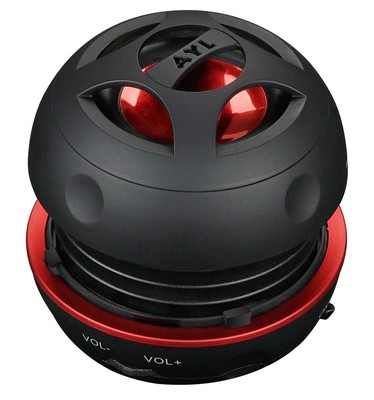 Mini Speaker System, Portable Plug-in Speaker with 3.5mm Aux Input, External ...