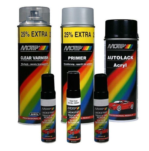FRIZ Spraydosen Set 400ml Für VW LB7Z Satinsilber Metallic + 400ml Klarlack - FRIZ Autolack