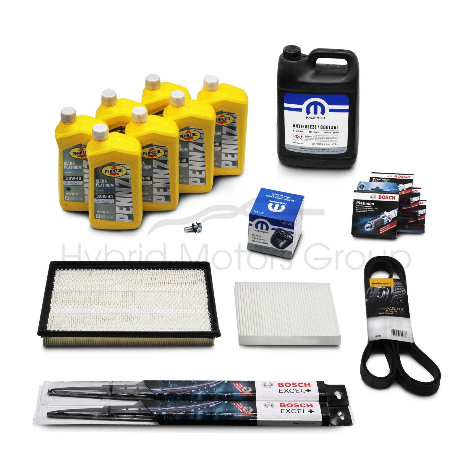 Kit entretien haut de gamme SRT 8 JEEP DODGE CHRYSLER métaux 2004-2010
