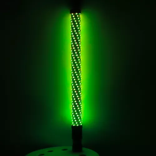 2PCS 2FT Spiral LED Fat Whip Light Antenna RGB Chasing For Can-am X3 RZR UTV ATV - Picture 12 of 17