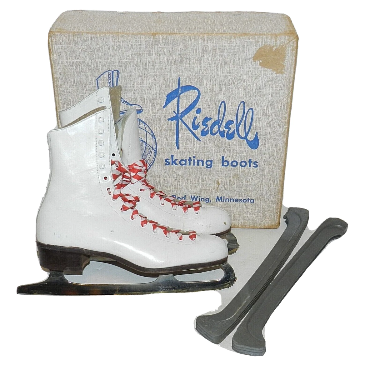 Ladies leather 2024 ice skates